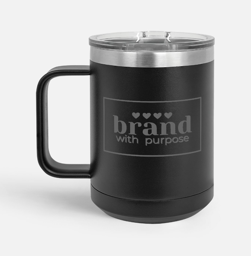 Stainless Steel Mugs - Engraved